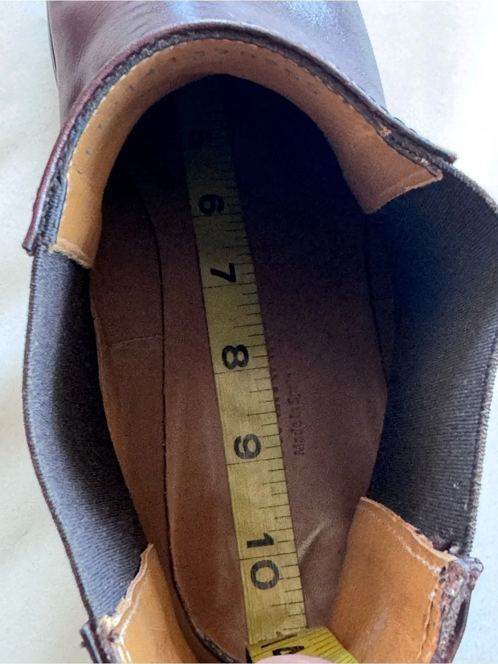 Jack Erwin Brown Leather Chelsea Dress Shoes Boots Men’s